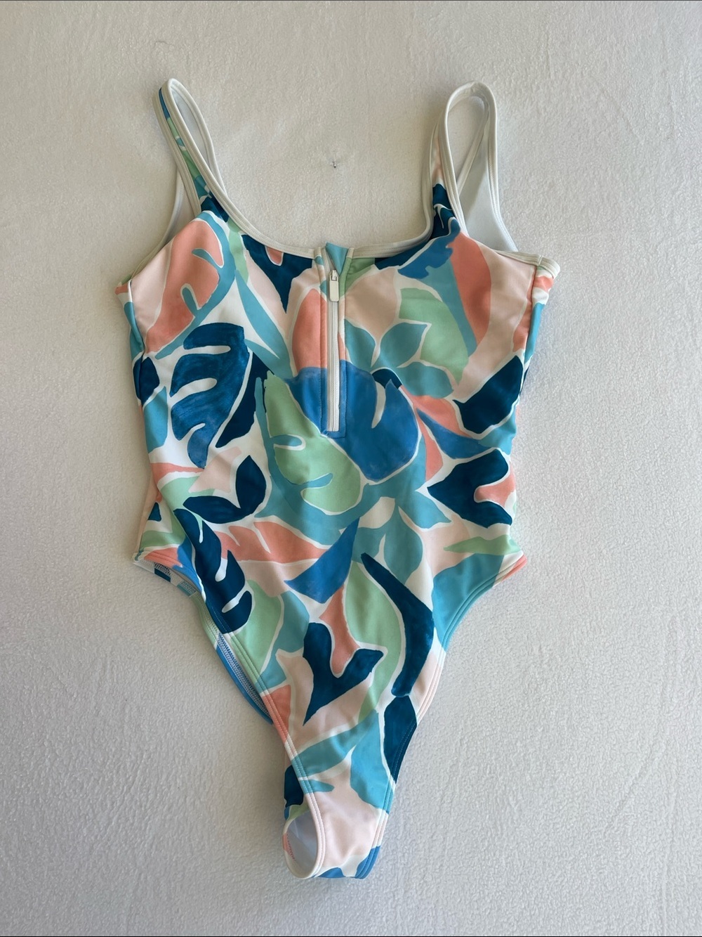 Old Navy Tropical Print One Piece Swimsuit Size Small